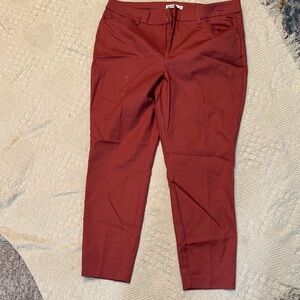 Nine West Terracotta Cropped Pants
